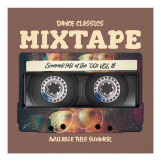 Dance Classics Mixtape Sommerhits der 00er Fotodruck
