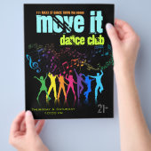 Dance Club DJ Disco Ball Flyer Einladung (Hand)