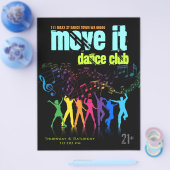 Dance Club DJ Disco Ball Flyer Einladung (Einzeln)