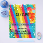 Dance Club Music Party Flyer (Einzeln)