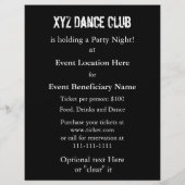 Dance Club Party Flyer (Hinten)