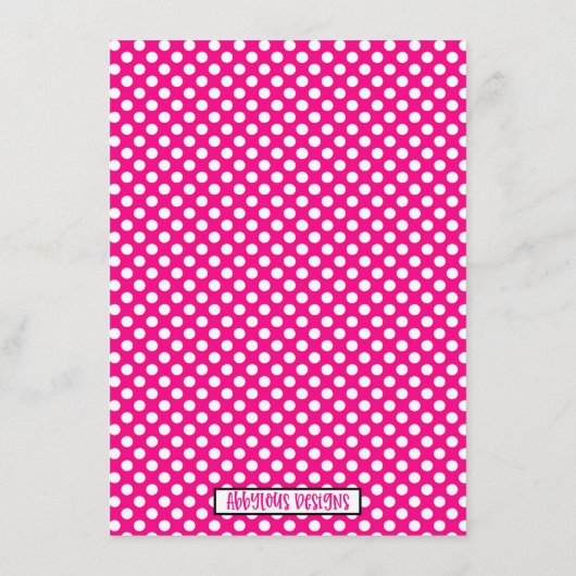 Dance Competition Survival Kit Begleitkarte (Rückseite)