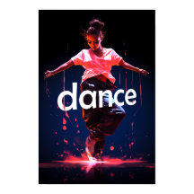 Dance cool hip hop girl