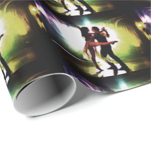 Dance Couple Ballroom Latin oder Ballet Geschenkpapier