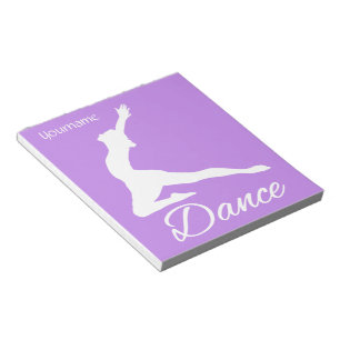 DANCE Custom Monogramm & Color Notizblock