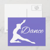DANCE Custom Postcard Postkarte (Vorne/Hinten)
