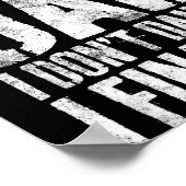 Dance Dad I Don't Dance I Finance Shirt Men Father Poster (Ecke)