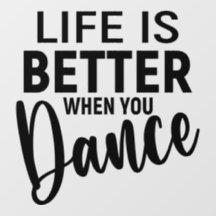 Dance Dancer Decke Wand Fußboden Decal
