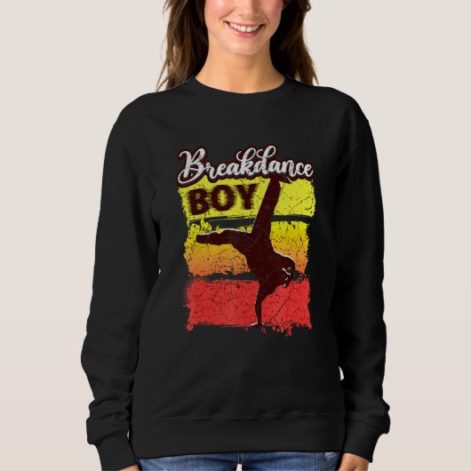 Dance Dancing Breakdance Junge 4 Sweatshirt (Vorderseite)
