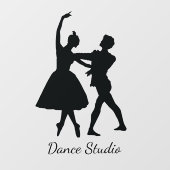 Dance Dancing Design Window Cloning Fensteraufkleber (Blatt)