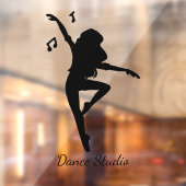 Dance Dancing Design Window Cloning Fensteraufkleber (Blatt 2)