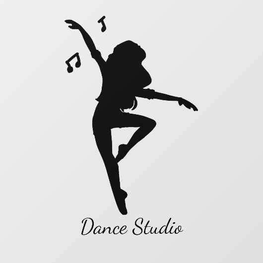 Dance Dancing Design Window Cloning Fensteraufkleber (Blatt)