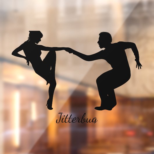 Dance Dancing Design Window Cloning Fensteraufkleber (Blatt 2)