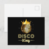 Dance Dancing Disco King Dancer Party Postkarte (Vorne/Hinten)