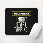 Dance Dancing Rhythm Soft-Schuh Stechend Schuhe D Mousepad (Mit Mouse)