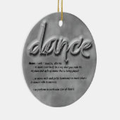 Dance Definition Keramik Ornament (Rechts)