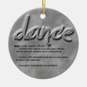 Dance Definition Keramik Ornament (Vorne)
