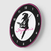 Dance Design Wall Clock Große Wanduhr (Winkel)