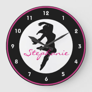 Dance Design Wall Clock Große Wanduhr