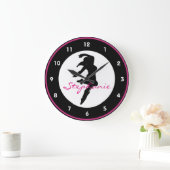 Dance Design Wall Clock Große Wanduhr (Zuhause)