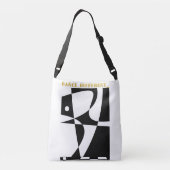 DANCE_DIFFERENT_ Weiß Tragetaschen Mit Langen Trägern (Rückseite)