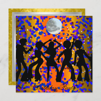 Dance Disco Geburtstagsparty Einladung