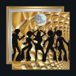 Dance Disco Geburtstagsparty Gold Einladung<br><div class="desc">Disco Retro Geburtstagsparty Einladung 70er,  Musik,  Disco,  Disco Ball,  Disco Geburtstagsparty,  Retro,  Geburtstag,  Party,  Nacht,  Spaß,  Ansammlungen,  Tanz,  Ball,  populär,  modern,  Bachelorette,  Club,  Eröffnung,  alle,  Party,  Business,  rett,  Datum,  50.,  18.,  21.,  30.,  40.,  60.,  schwarz,  rot,  korporativ,  süß</div>