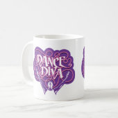 Dance Diva Coffee Tasse (Vorderseite Links)
