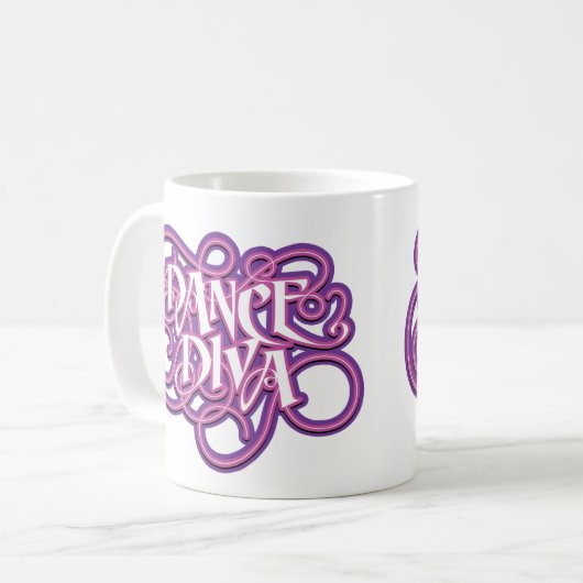 Dance Diva Coffee Tasse (Vorderseite Links)