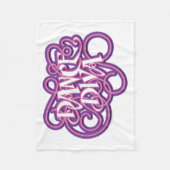 Dance Diva Fleecedecke (Vorderseite)