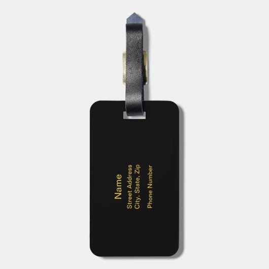 Dance Diva Gepäckanhänger (Rückseite vertikal)