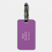 Dance Diva Gepäckanhänger (Rückseite vertikal)