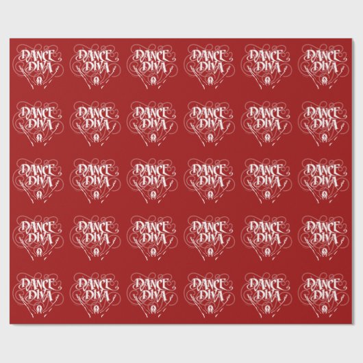 Dance Diva Geschenkpapier (Flach)
