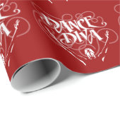 Dance Diva Geschenkpapier (Rolleneckpunkt)