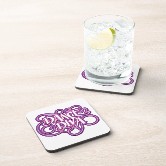 Dance Diva Getränkeuntersetzer (Rechte Seite)