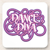 Dance Diva Getränkeuntersetzer (Vorderseite)