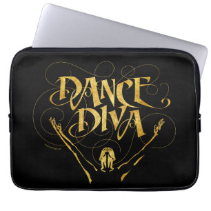 Dance Diva (Gold) Laptopschutzhülle