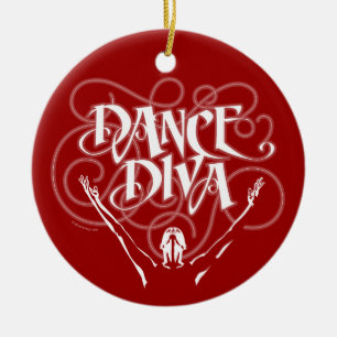 Dance Diva Keramik Ornament