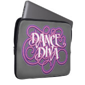 Dance Diva Laptop Sleeve (Vorne Rechts)