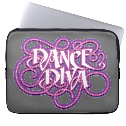 Dance Diva Laptop Sleeve (Vorderseite)