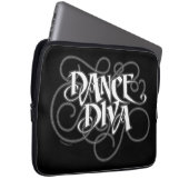 Dance Diva Laptopschutzhülle (Vorne Rechts)