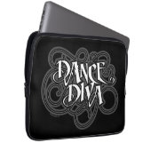 Dance Diva Laptopschutzhülle (Vorne Rechts)
