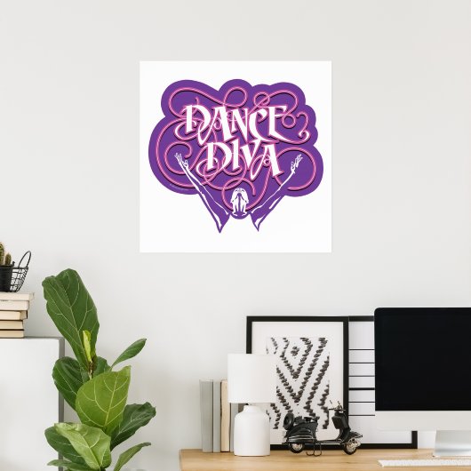 Dance Diva Poster (Heimbüro)