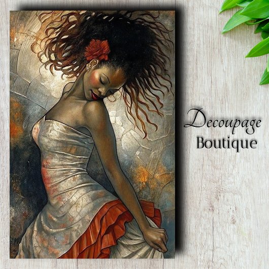 Dance Divine Decoupage Seidenpapier