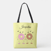 Dance Donuts Light Yellow Tasche (Rückseite)