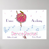 Dance Erwägung Pink Ballerina Poster (Vorne)