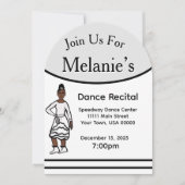 Dance Erwägungsgrund 1 Einladung (Vorderseite)