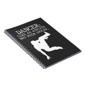 Dance Erwägungsgrund Tancer Abschluss Cool Dancing Notizblock (Rechte Seite)