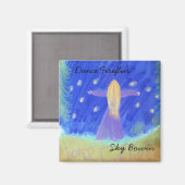 Dance Fireflies Magnet von Sky Boivin (Vorderseite/Rückseite)