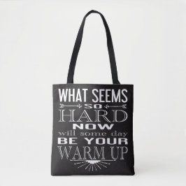 Dance Fitness Motivierend Quote Tasche